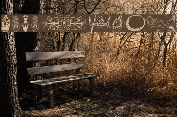 VikingsArt Font examples