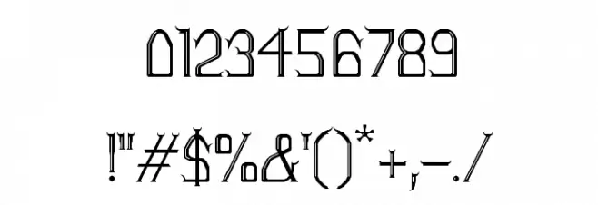 Vikingueiro Regular Font OTHER CHARS