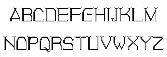 Vikingueiro Regular Шрифта ВЕРХНИЙ
