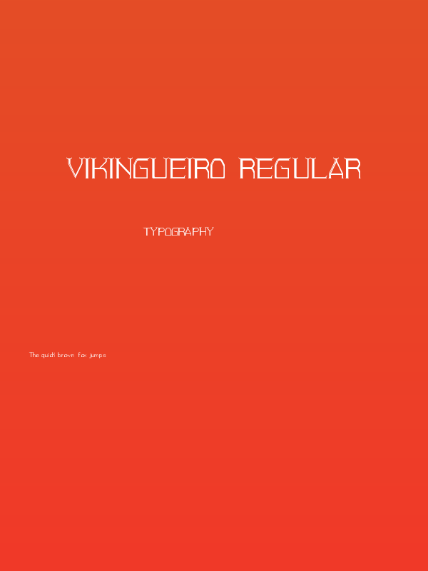 Vikingueiro Regular Poster