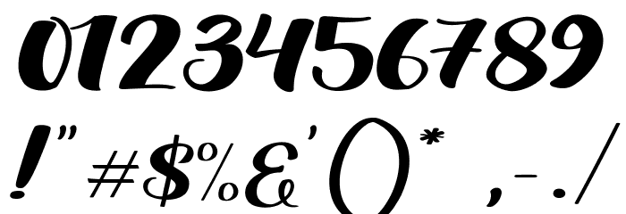 Viksi Script Font OTHER CHARS