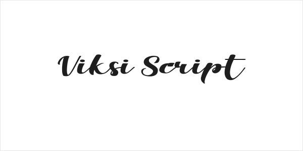 Viksi Script Logo