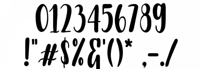 Vilanova Font OTHER CHARS