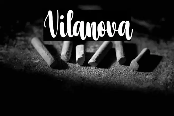 Vilanova Font examples