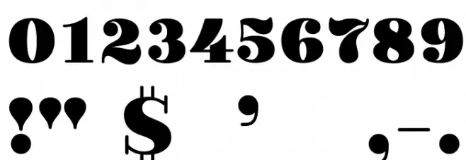 VillaDidot-Black Font OTHER CHARS