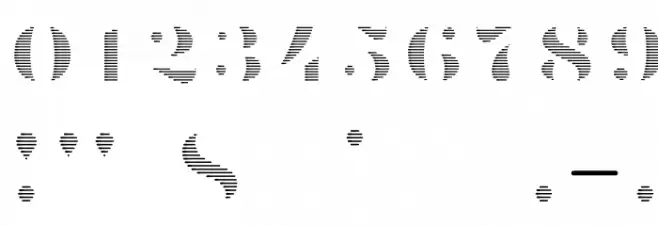 VillaDidot-Carved Font OTHER CHARS