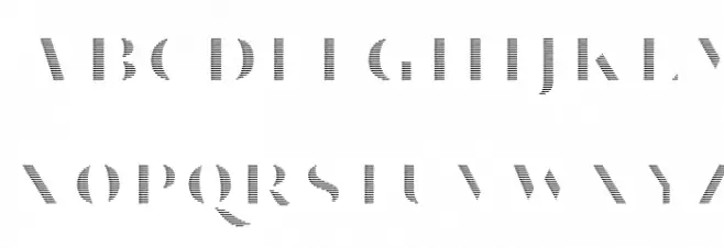 VillaDidot-Carved 字体 大写