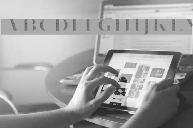 VillaDidot-Carved Font examples