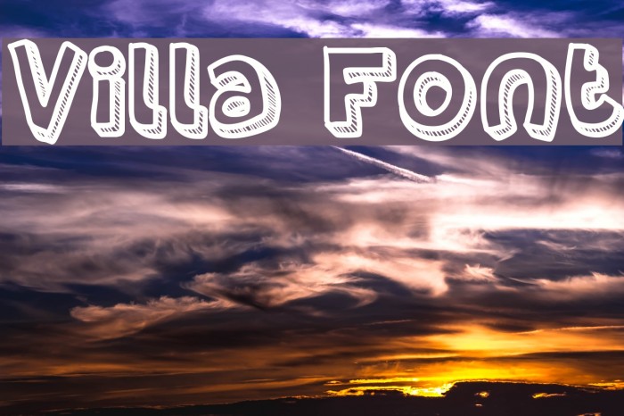 Villa Font examples