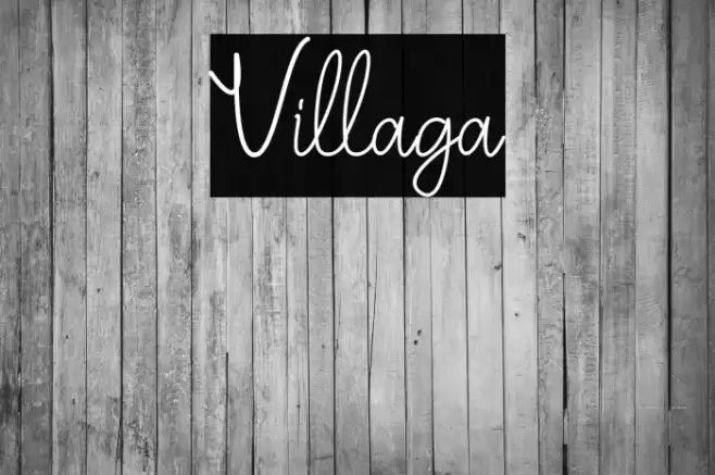 Villaga Font examples