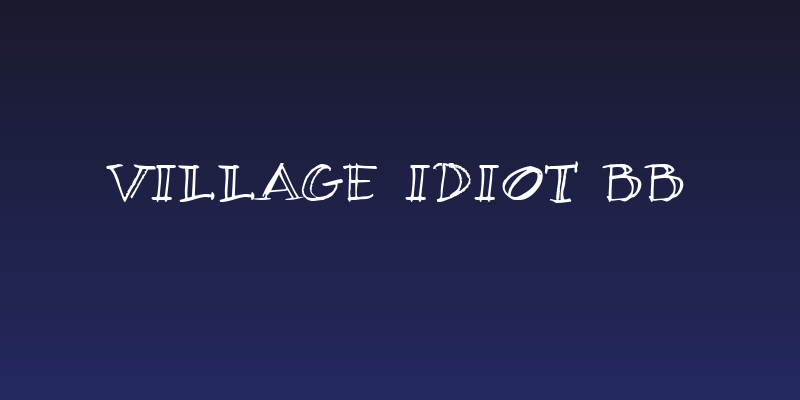 Village Idiot BB Social Header