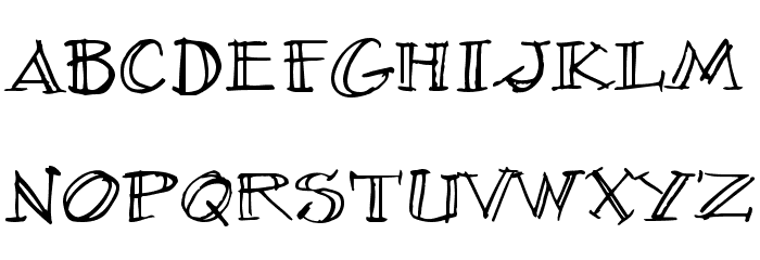 Village Idiot BB Font LOWERCASE