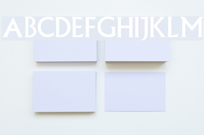 Village Plain Font examples