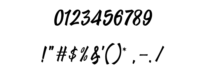Village Stylish Font OTHER CHARS