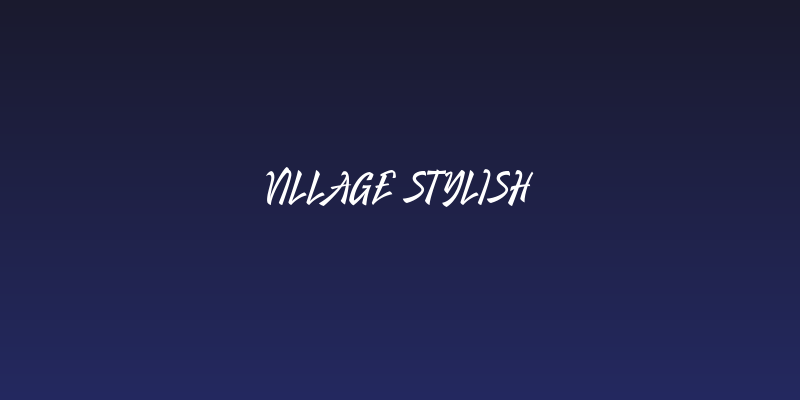 Village Stylish Social Header