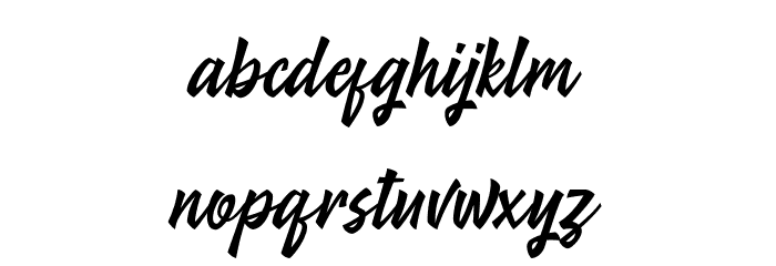 Village Stylish Font LOWERCASE