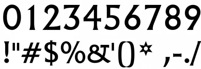 Village Font OTHER CHARS