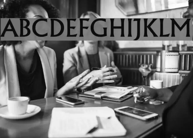 Village Font examples