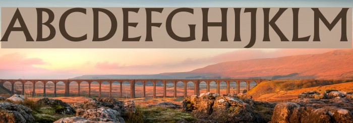 Village Font examples