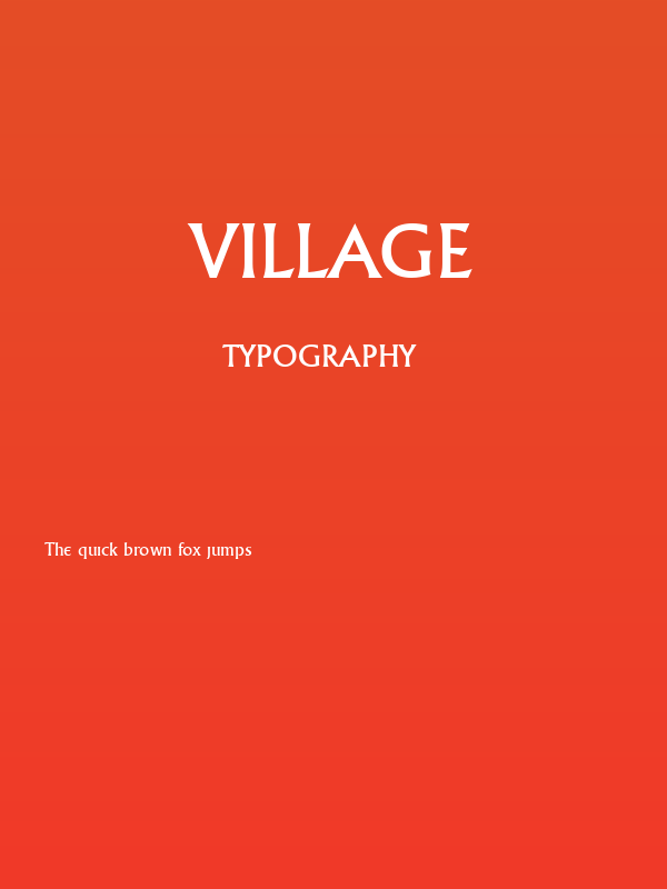 Village Poster