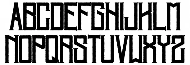 Villagers-Rough Schriftart Groß