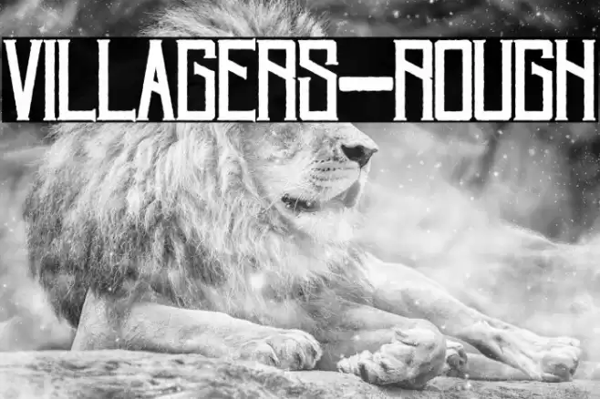 Villagers-Rough Font examples