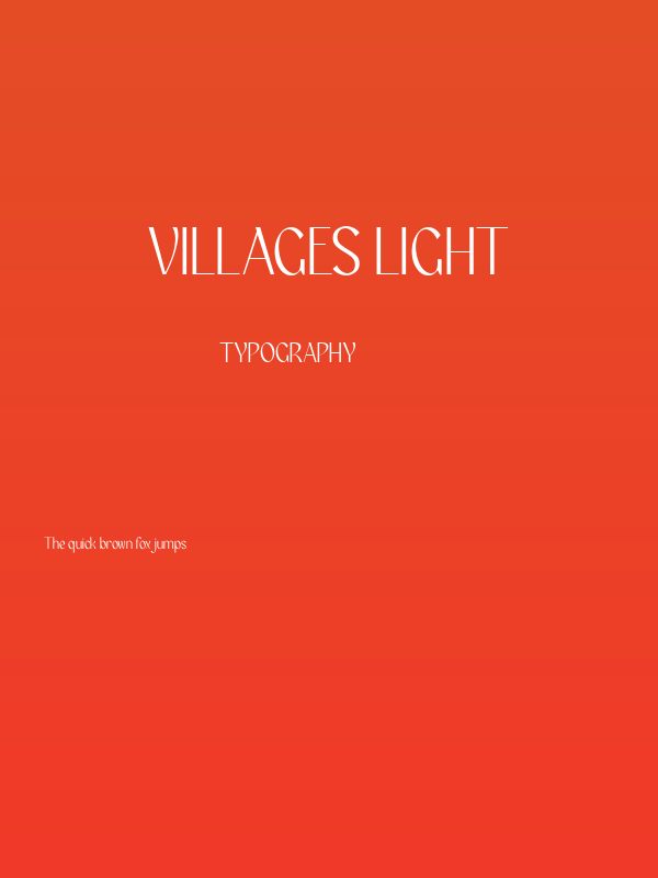 Villages light Poster