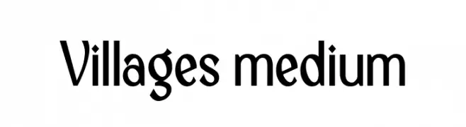 Villages medium  Fuentes Gratis Descargar