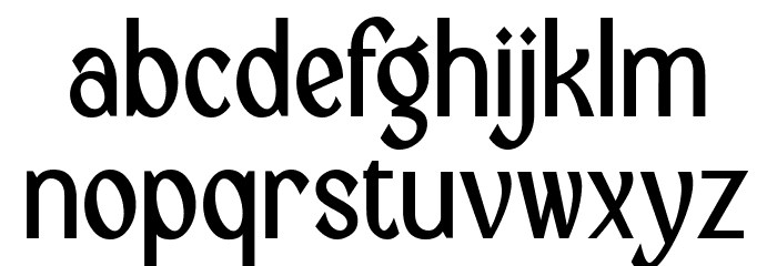 Villages medium Font LOWERCASE