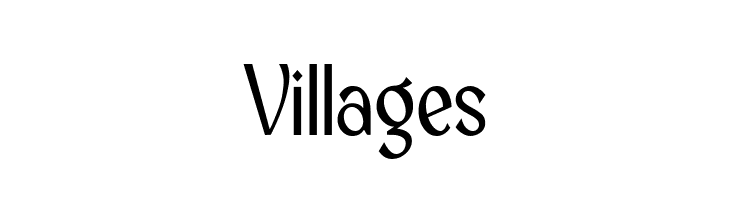 Villages Font - FFonts.net