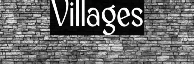Villages Font examples