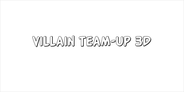Villain Team-Up 3D Logo