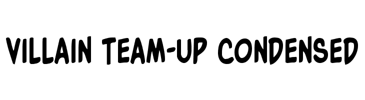 Villain Team-Up Condensed  baixar fontes gratis