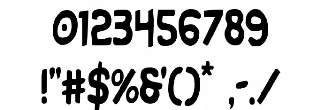 Villain Team-Up Condensed Font OTHER CHARS