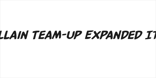 Villain Team-Up Expanded Ital Logo