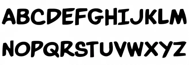 Villain Team-Up Expanded Schriftart Groß