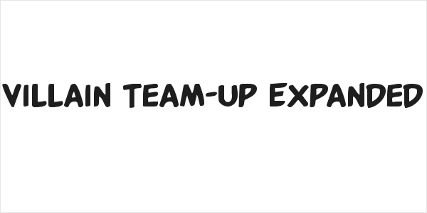 Villain Team-Up Expanded Logo