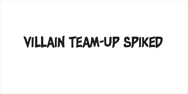 Villain Team-Up Spiked Logo