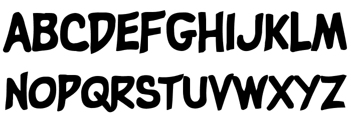 Villain Team-Up Spiked Font LOWERCASE