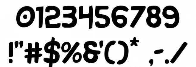 Villain Team-Up Font OTHER CHARS