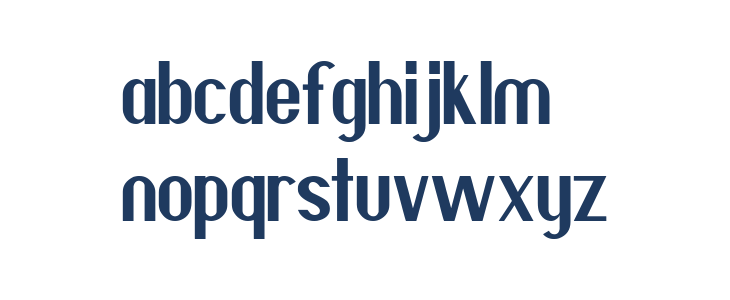 Villanesia Lowercase