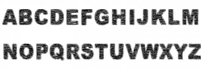 Villasukat Font UPPERCASE