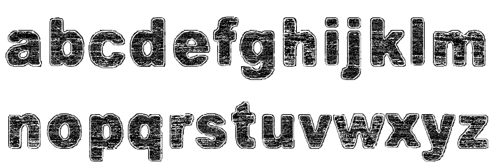 Villasukat Font LOWERCASE