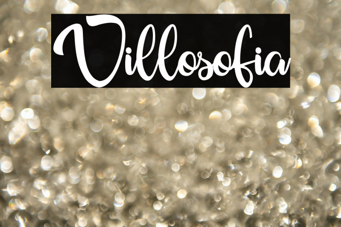 Villosofia Example 1