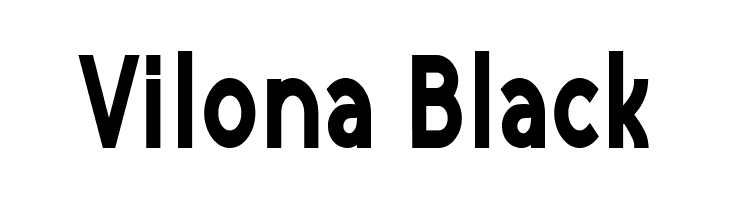 Vilona Black  フリーフォントのダウンロード