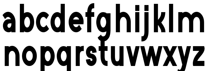 Vilona Black Font LOWERCASE
