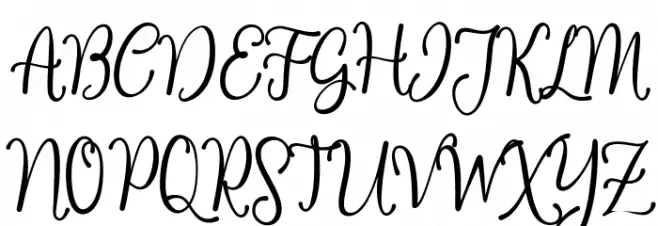 Vilona Italic Font UPPERCASE