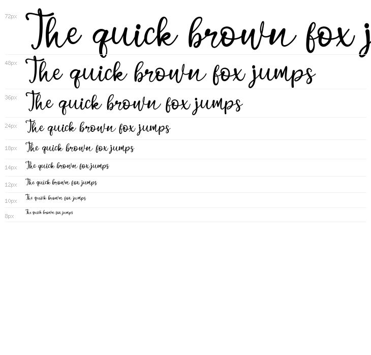 Vilona Italic Waterfall