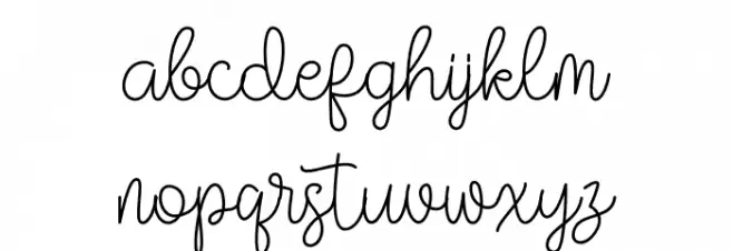 Vilova 2.0 خط أحرف صغيرة