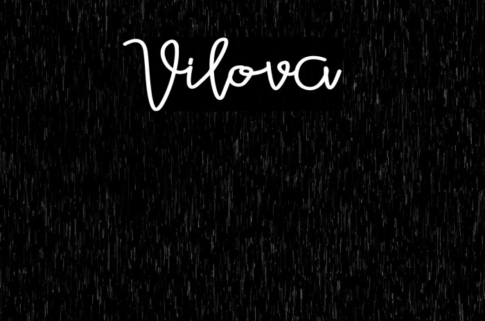 Vilova Font examples